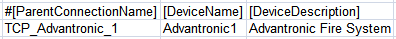 Devices Section (When Not Used Fields Are Collapsed)