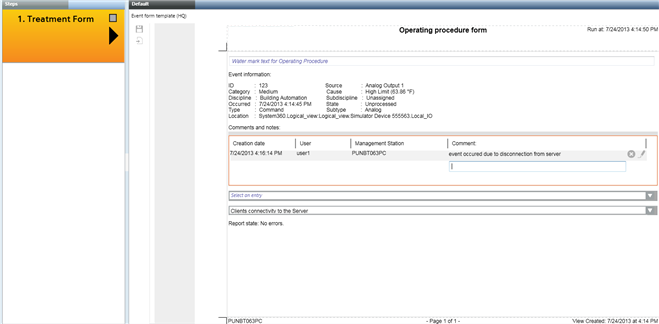 Treatment Form Step